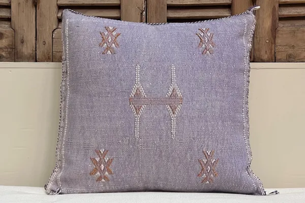 Sabra Kussen uit Marokko paars 45cm x 45cm incl vulling nr.94161