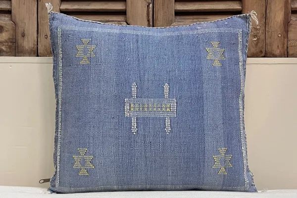 Sabra Kussen uit Marokko blauw 45cm x 45cm incl vulling nr.94175
