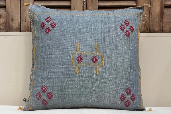 Sabra Kussen uit Marokko blauw 45cm x 45cm incl vulling nr.94182