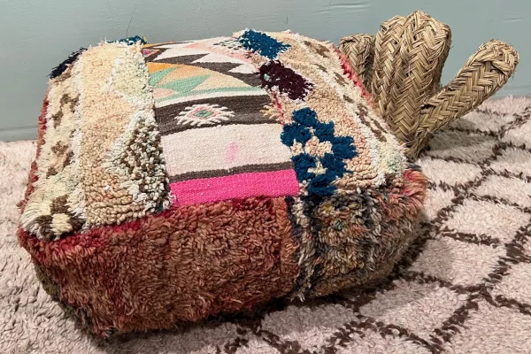 Marokkaanse Poef nr.55148 60cm x 60cm x 25cm