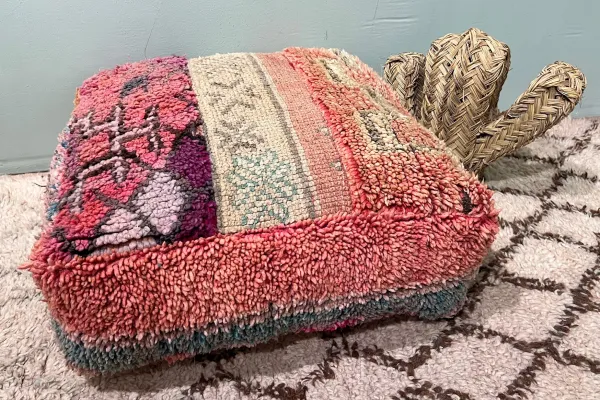 Marokkaanse Poef nr.55157 60cm x 60cm x 25cm