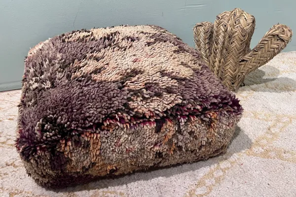 Marokkanischer Pouf Nr. 47038 60cm x 60cm x 25cm inkl. Füllung