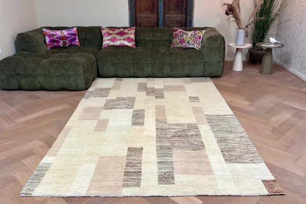 Handgeknoopt vloerkleed 25964 277cm x 181cm