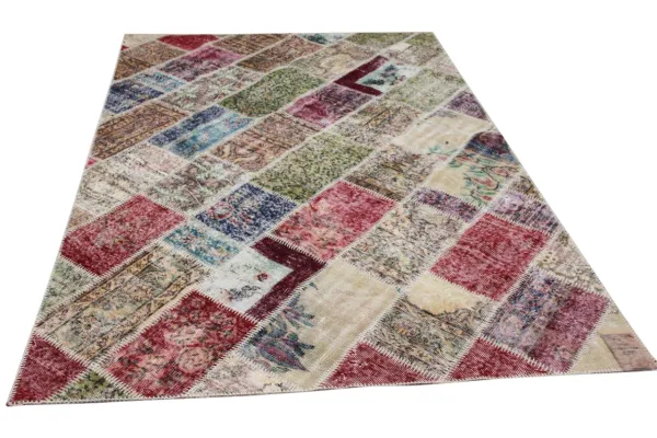patchwork vloerkleed diverse kleuren nr.17871 290cm x 200cm