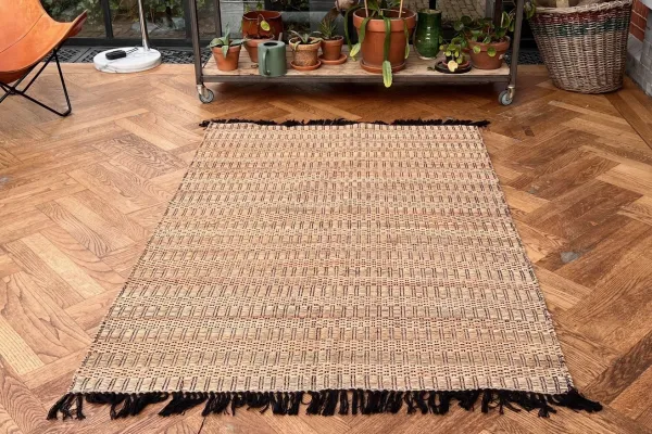  SALE Handgemaakt jute vloerkleed nr.1416 