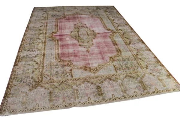 Vintage kirman vloerkleed 15057 407cm x 298cm