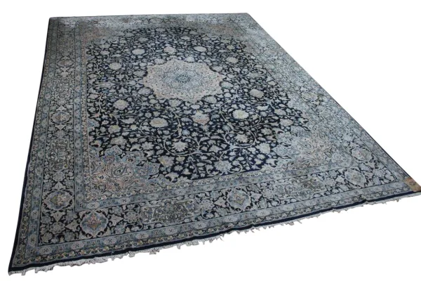 Ongeschoren Kirman vloerkleed, nr.17670 397cm x 298cm 