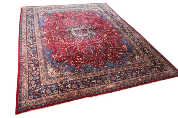 Ongeschoren Meshed vloerkleed, nr.26934 390cm x 300cm