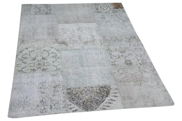 patchwork vloerkleed groen nr.10362 180cm x 120cm