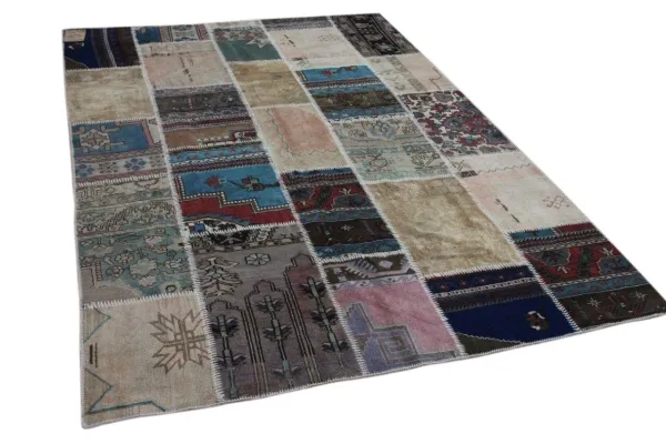 patchwork vloerkleed 21064 270cm x 189cm 