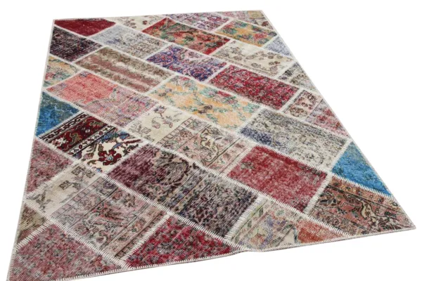 patchwork vloerkleed diverse kleuren nr.35845 233cm x 162cm