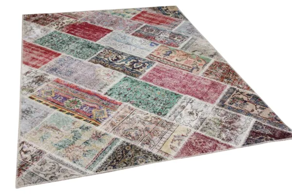 patchwork vloerkleed diverse kleuren nr.36165 230cm x 167cm