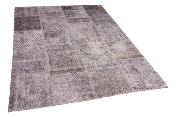 Patchwork vloerkleed grijs 10775 240cm x 170cm 