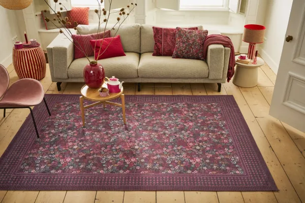 Sale vintage look vloerkleed 275cm x 185cm showroom model