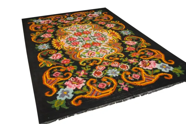 Rozenkelim authentiek, handgeweven in Moldavië 43098 308cm x 204cm