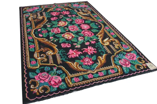 Rozenkelim authentiek, handgeweven in Moldavië 19381 290cm x 184cm