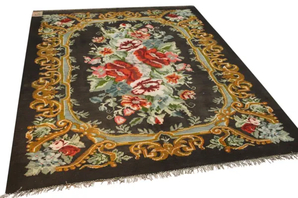 Rozenkelim authentiek, handgeweven in Moldavië 25389 251cm x 190cm 