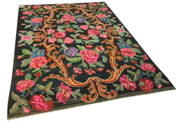 Rozenkelim authentiek, handgeweven in Moldavië 25391 279cm x 180cm 