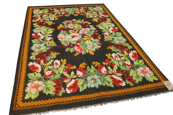 Rozenkelim authentiek, handgeweven in Moldavië 25394 293cm x 200cm 