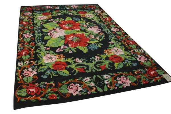 Rozenkelim authentiek, handgeweven in Moldavië 36951 324cm x 217cm 