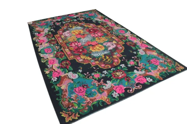 Rozenkelim authentiek, handgeweven in Moldavië 80036 310cm x 196cm