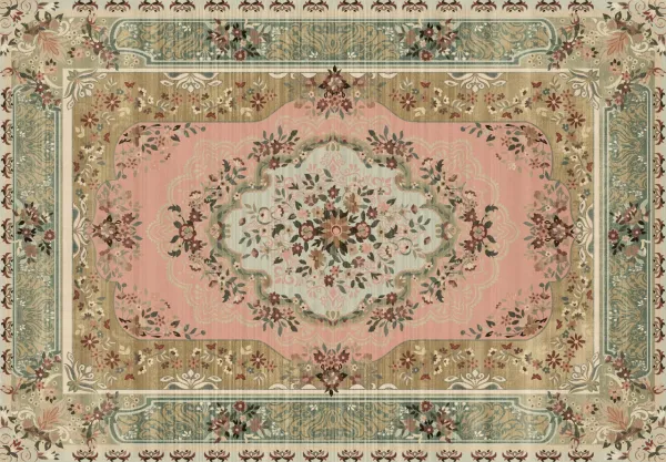 Grote badmat roze (120cm x 80cm) nr.2022