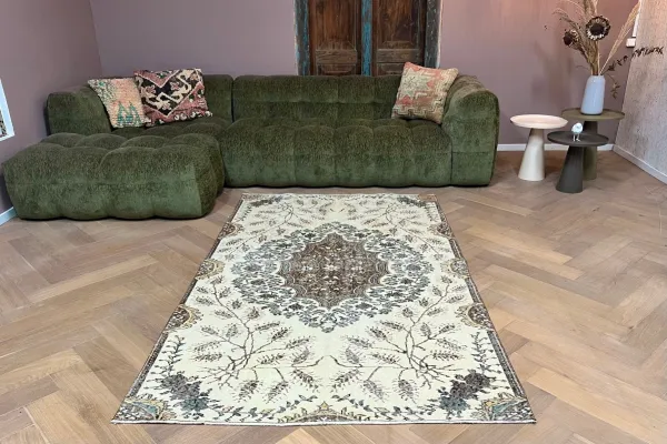 Vintage vloerkleed 36008 233cm x 138cm