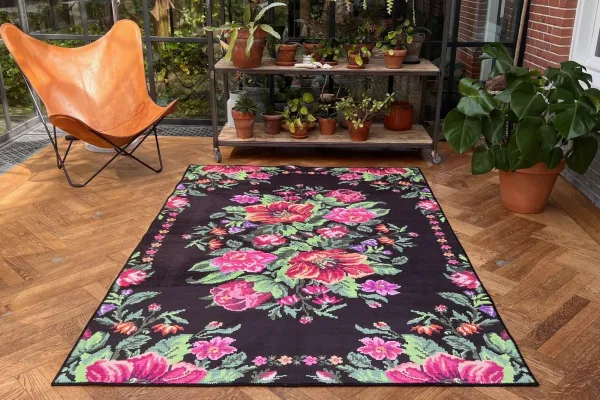 Sale vintage look vloerkleed 300cm x 200cm showroom model  