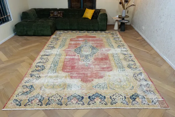 kirman vloerkleed 91094 368cm x 244cm