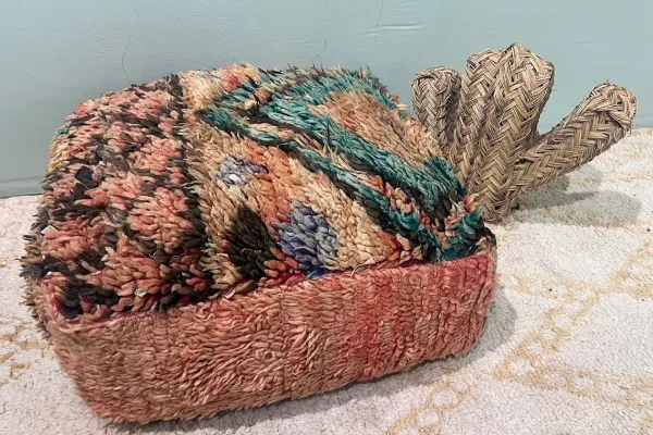 Marokkaanse Poef nr.86201 60cm x 60cm x 25cm incl. vulling