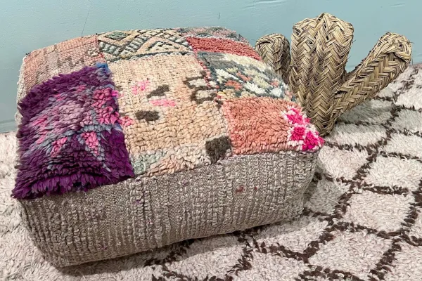 Marokkaanse Poef nr.55173 60cm x 60cm x 25cm