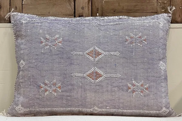 Sabra Kussen uit Marokko paars 60cm x 40cm incl vulling nr.61119