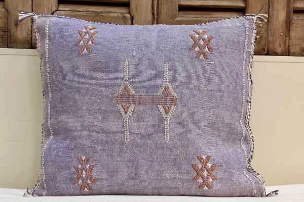 Sabra Kussen uit Marokko paars 45cm x 45cm incl vulling nr.94022