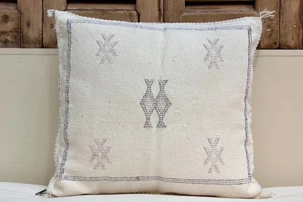 Sabra Kussen uit Marokko wit 45cm x 45cm incl vulling nr.94028
