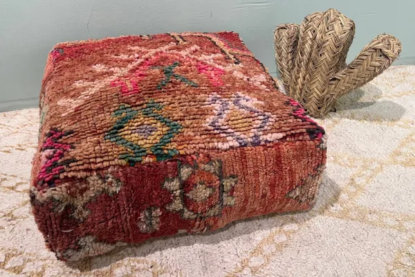 Marokkanischer Pouf Nr. 47039 60cm x 60cm x 25cm inkl. Füllung