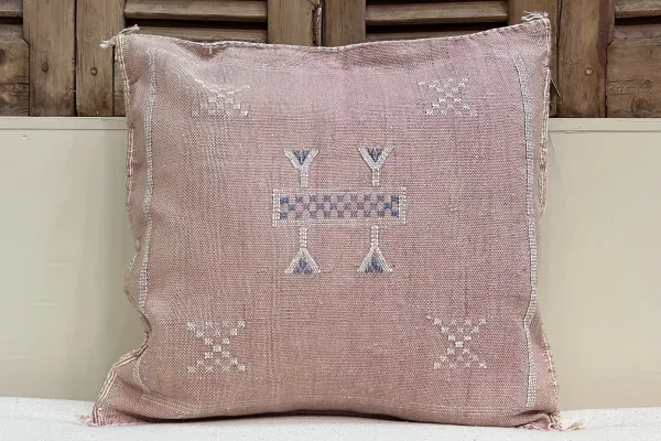 Sabra Kussen uit Marokko roze 45cm x 45cm incl vulling nr.94084