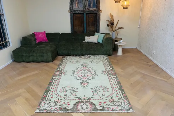 Vintage vloerkleed 59644 280cm x 160cm