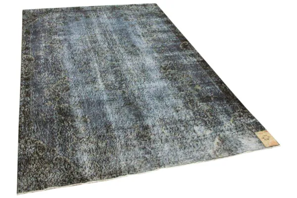 Vintage vloerkleed grijs, blauw 11046 278cm x 175cm