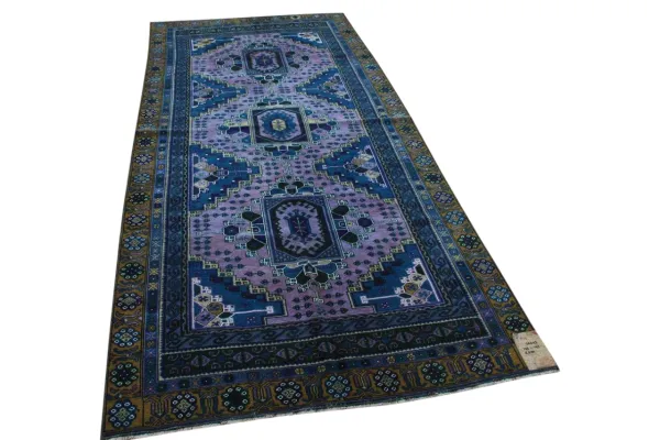 Vintage vloerkleed loper 56245 322cm x 142cm