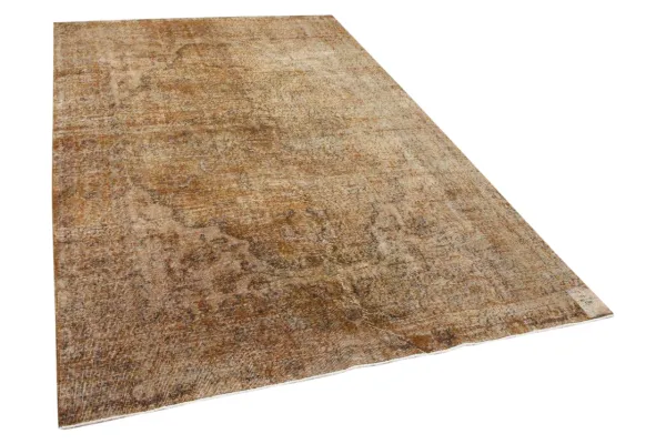 Vintage vloerkleed bruin 1102 303cm x 195cm 