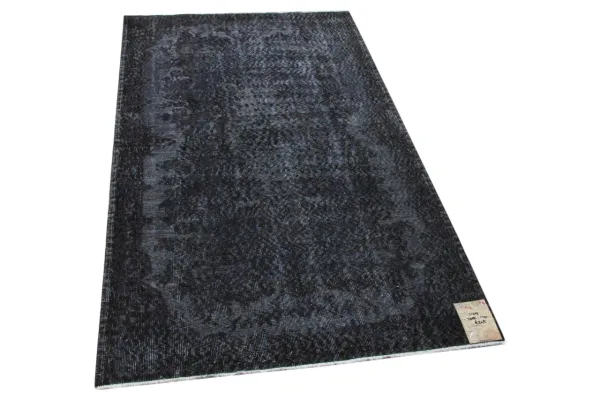 Vintage vloerkleed zwart 1109 208cm x 120cm