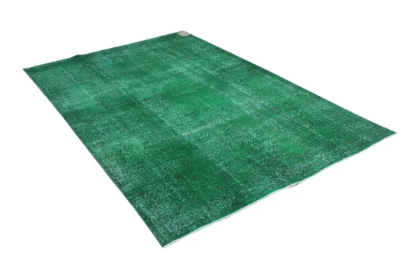 Vintage vloerkleed groen 16723 265cm x 172cm