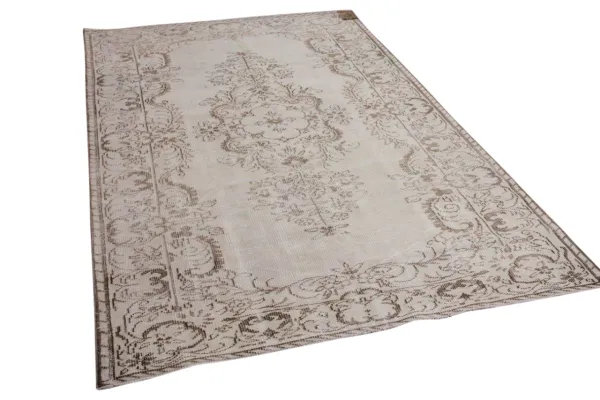 Vintage vloerkleed beige nr.19266 268cm x 180cm 
