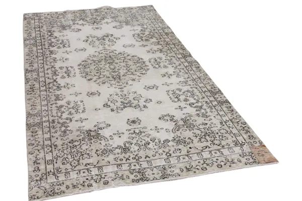 Vintage vloerkleed beige nr:20124 253cm x 140cm