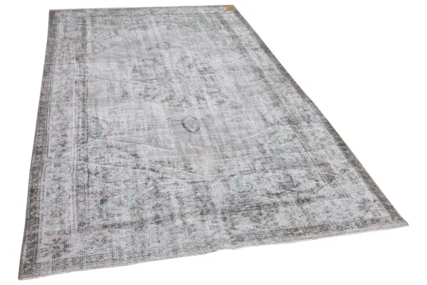Vintage vloerkleed grijs 25829 294cm x 200cm