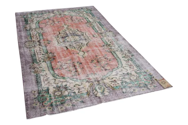 Vintage vloerkleed oranje nr:33425 273cm x 166cm