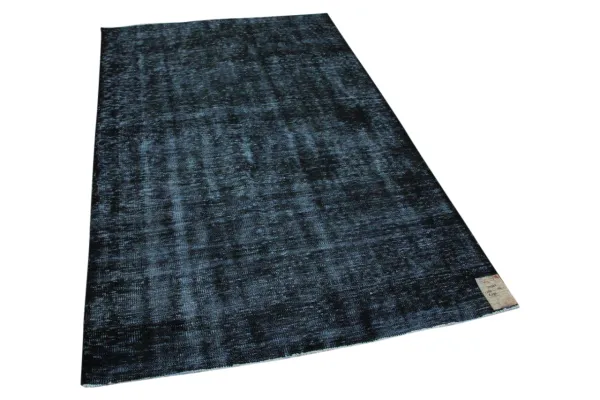 Vintage vloerkleed zwart nr:34357 265cm x 160cm