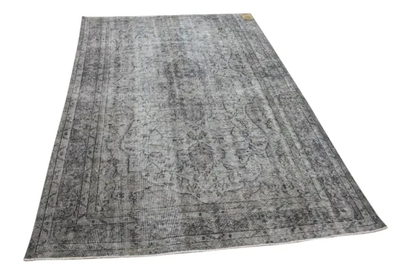 Vintage vloerkleed grijs 35027 282cm x 168cm