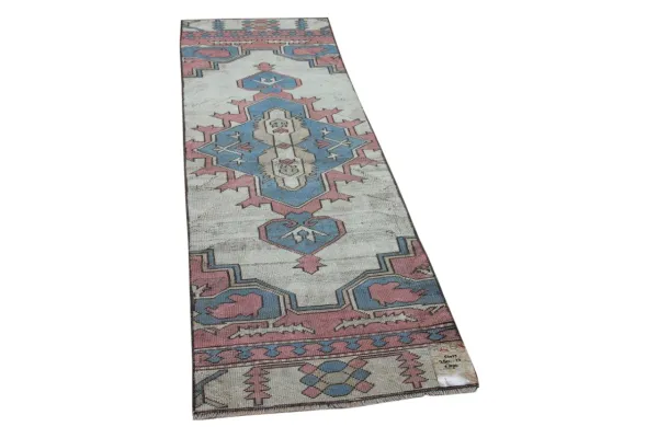 Vintage vloerkleed loper 56079 250cm x 73cm