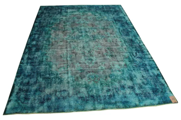 blauw vintage vloerkleed 402cm x 292cm   (fotoshoot vtwonen)